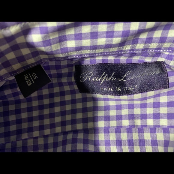 RALPH LAUREN Purple Label Cotton Shirt - Picture 2 of 2
